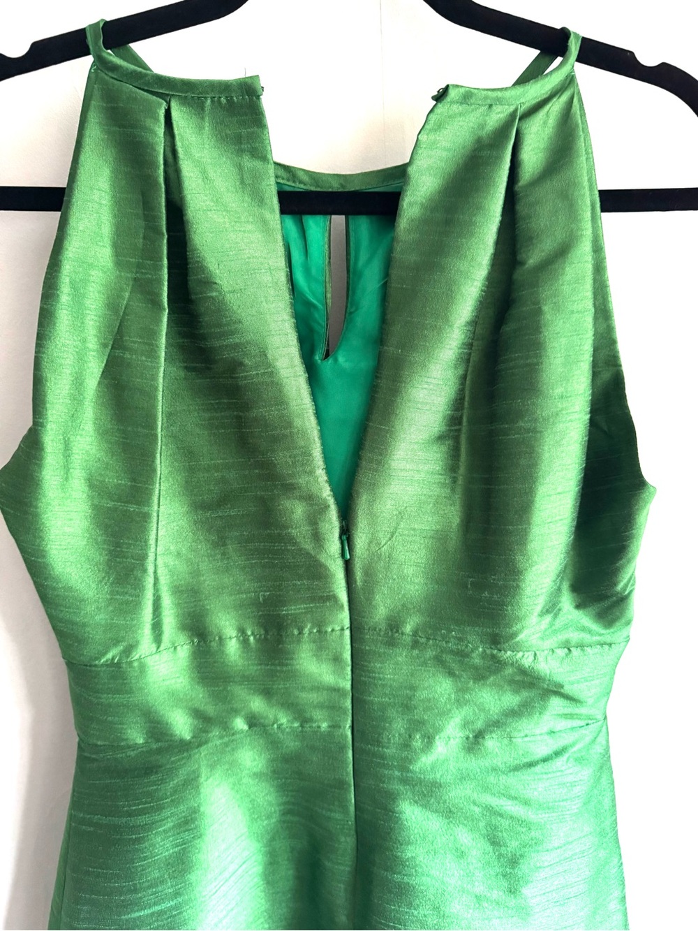 Alfred Sung Women’s' Emerald Green Fit-and-Flare Dress - Picture 7 of 8